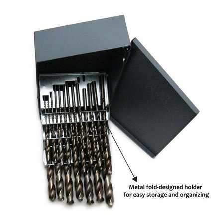 GYROS Industrial Grade Titanium Coated 29 pcs Drill Bit Set 45-31229